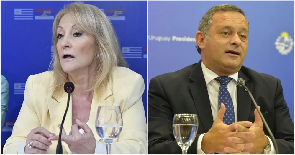 Archivo: Carolina Cosse y Álvaro Delgado