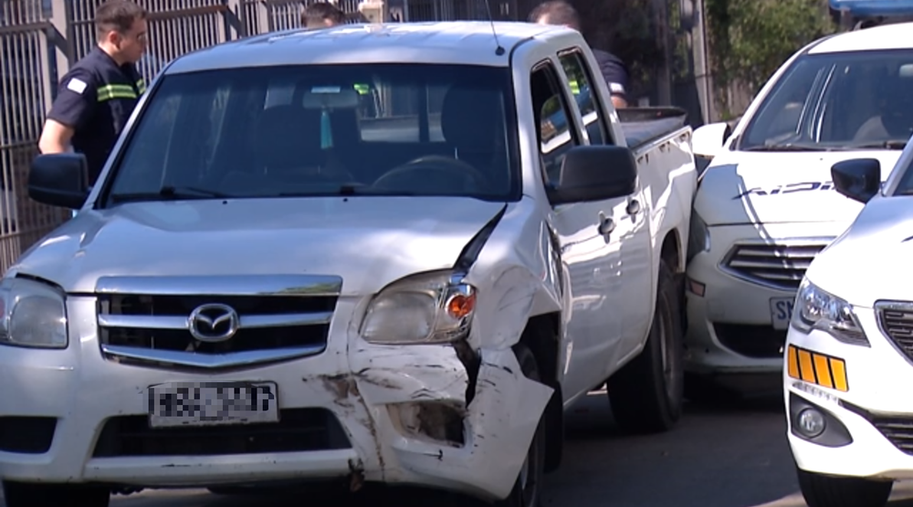 Un delincuente robó una camioneta en Tres Cruces el lunes y lo detuvieron hoy