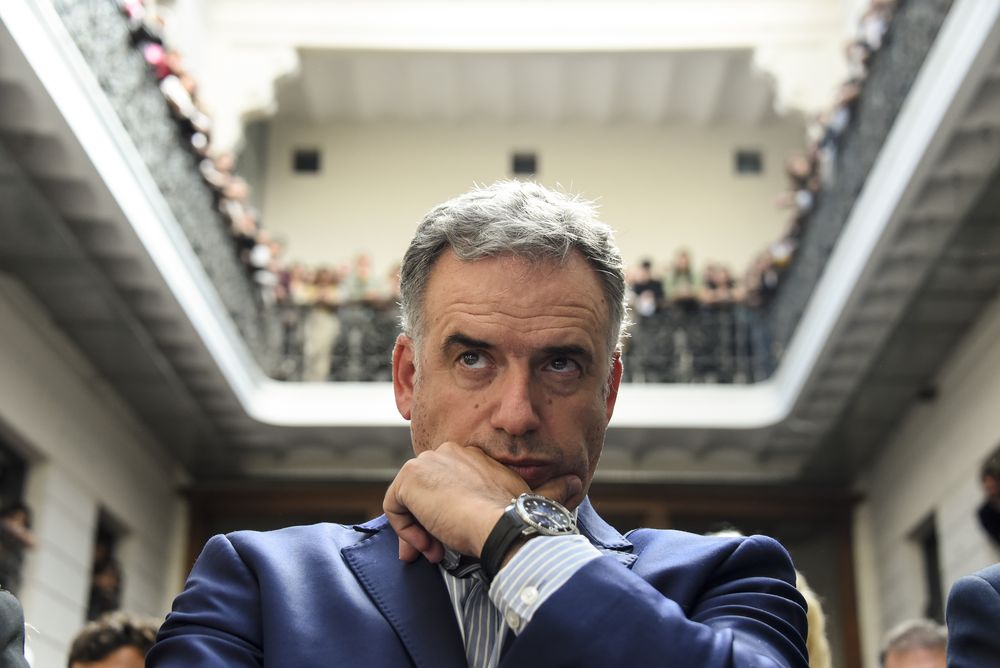 Yamandú Orsi al inicio de su gobierno. Archivo