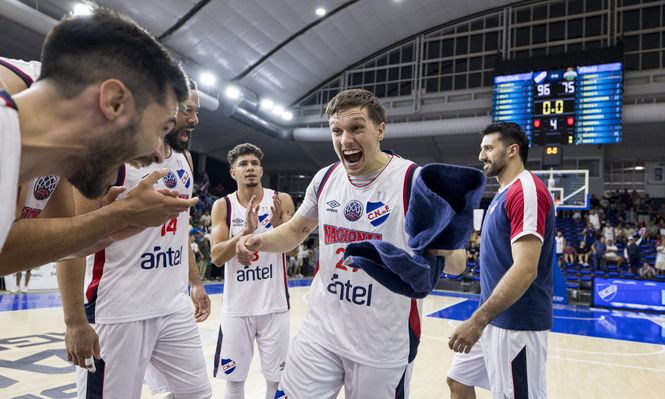 Nacional celebra su clasificación al Final Four de la Champions League Américas