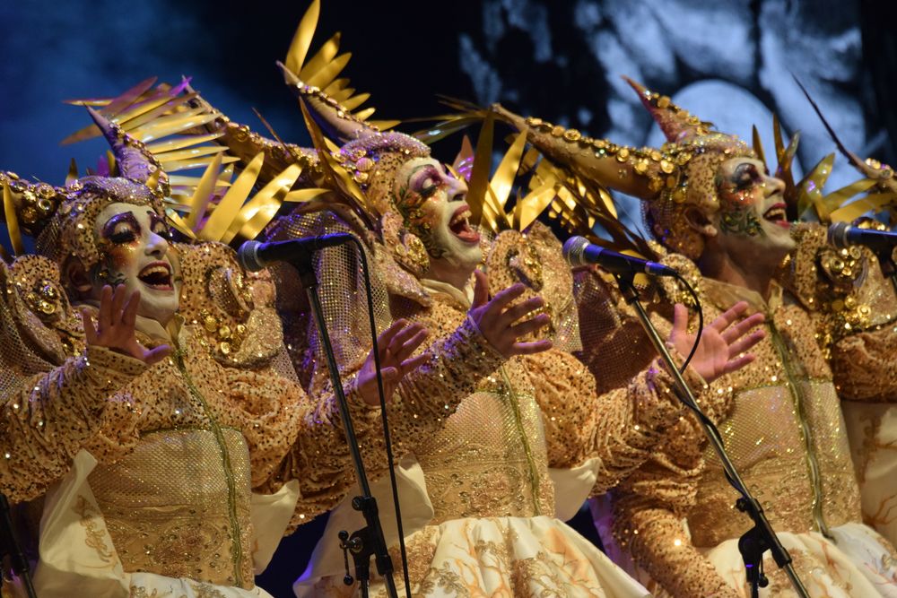 Doña Bastarda en el concurso de carnaval en 2026.