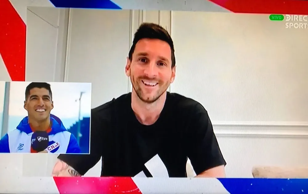 El mensaje de Messi a Suárez