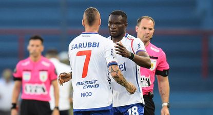 Nicolás López y Christian Ebere