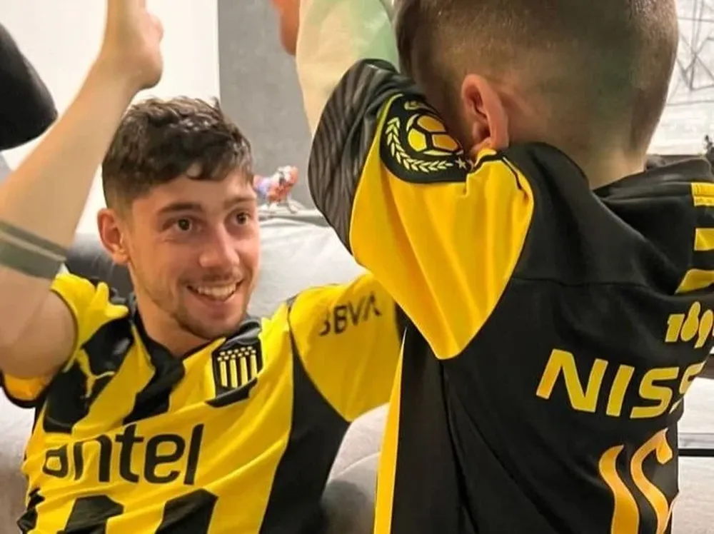 Valverde y su hijo Benicio