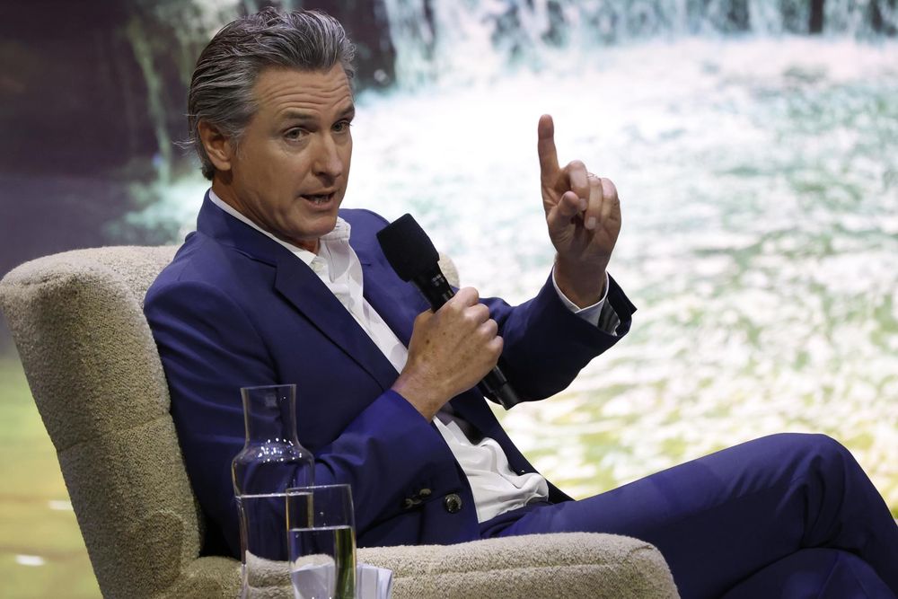 El gobernador de California, el demócrata Gavin Newsom