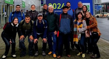 Fabricantes de maquinaria e implementos agrícolas y productores integraron la delegación uruguaya.