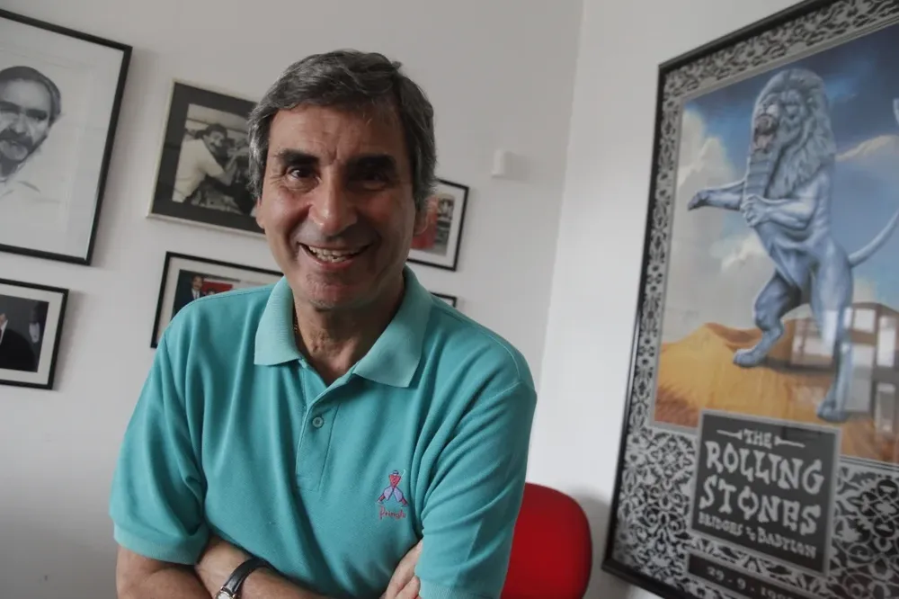 Rupenian, en una foto tomada en enero, en su oficina de la calle Paraguay