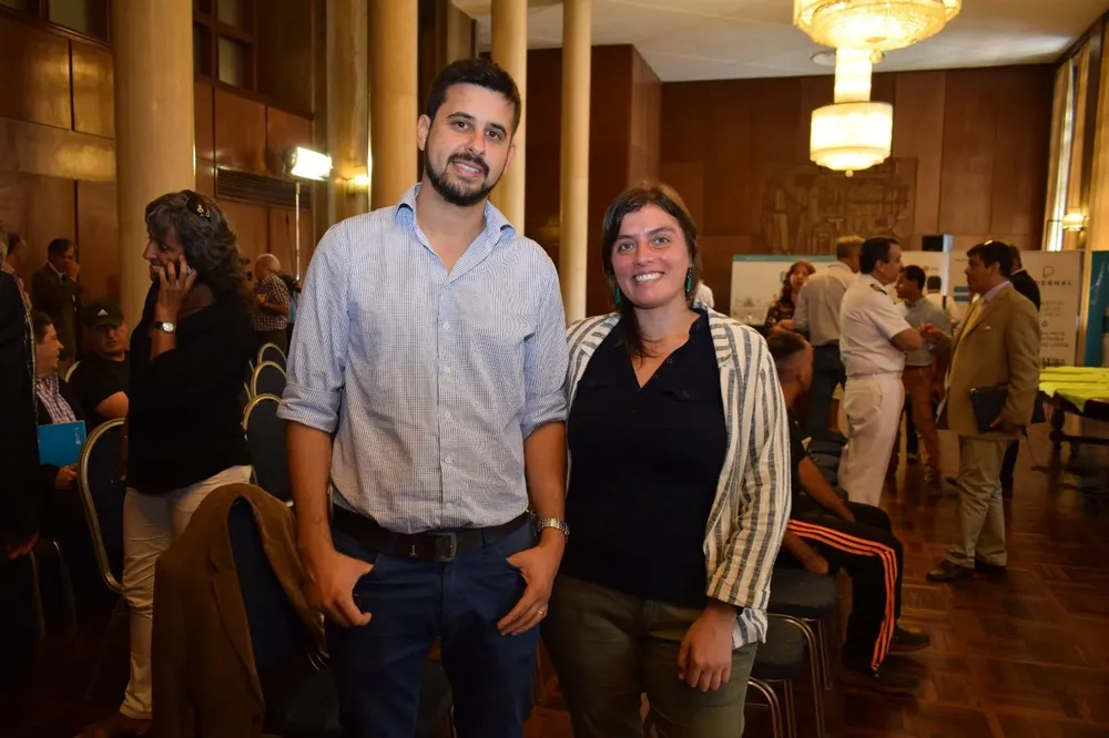 Gaston Pergola y Valentina Maceda