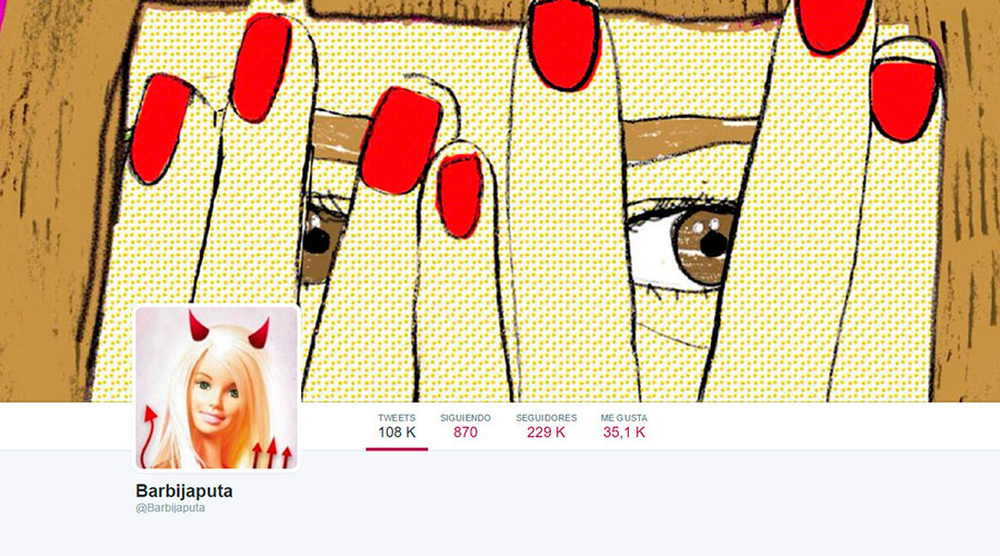 Imageni del perfil de X de Barbijaputa.