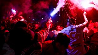 Así fueron los festejos de Nacional en las inmediaciones del Gran Parque Central