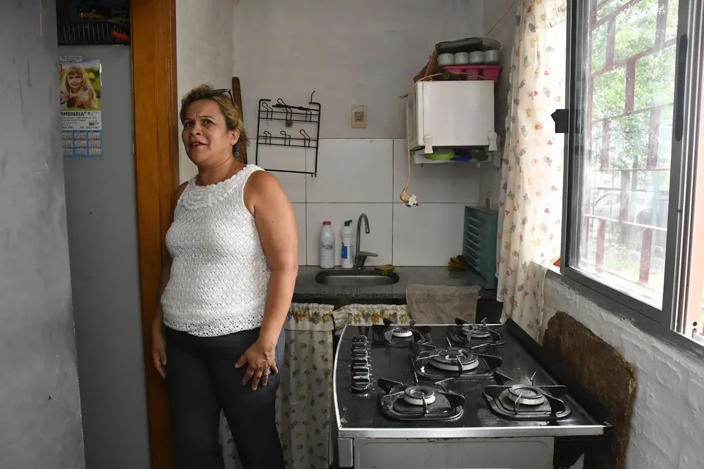 Marita Silva, referente barrial en Santa María, ya no para la olla popular