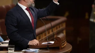 El líder de VOX, Santiago Abascal.