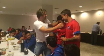 Lugano junto a Eguren y Victorino