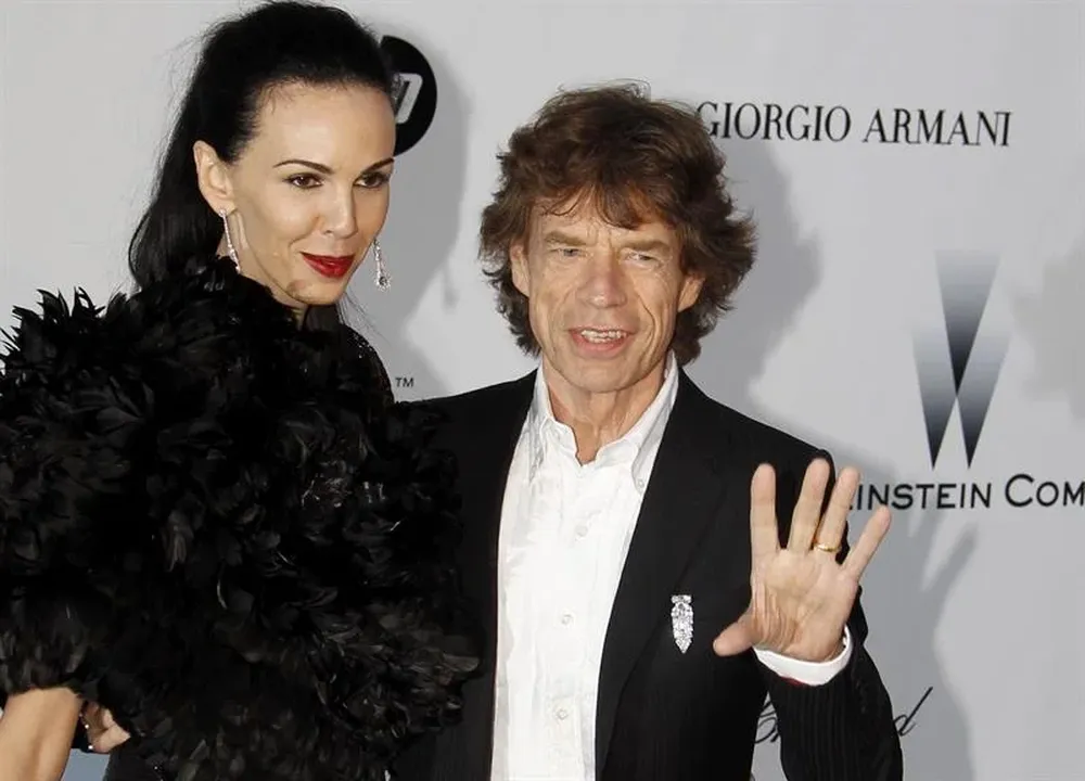 Mick Jagger junto a LWren Scott