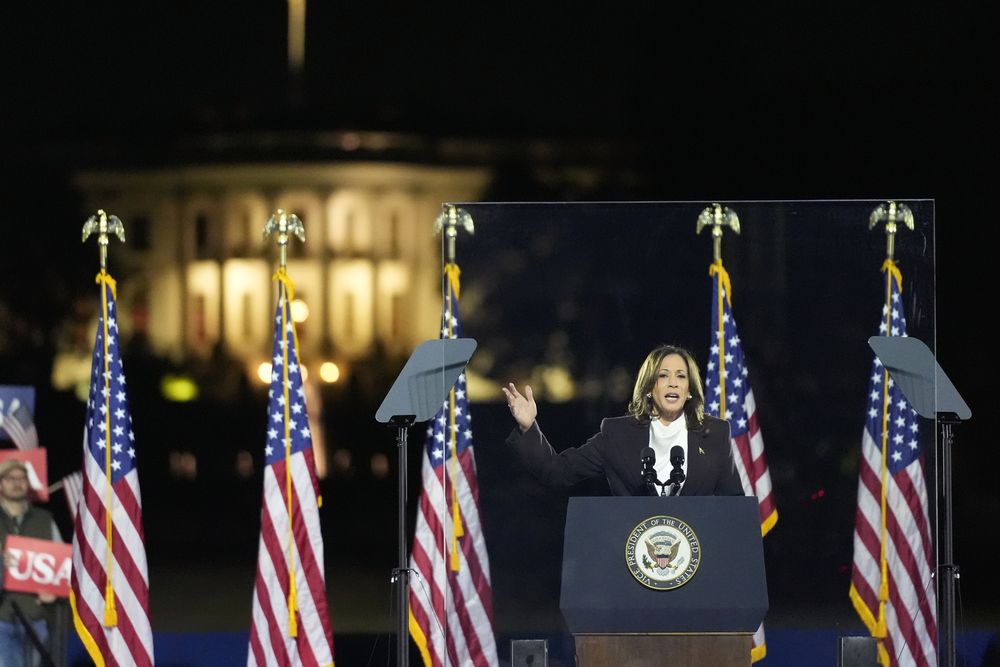 Kamala Harris dio su argumento final frente al National Mall de Washington