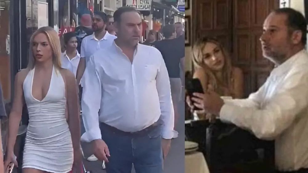 José Luis Ábalos junto a una de sus parejas.