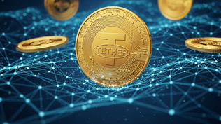Tether, imagen ilustrativa de Easy Peasy AI