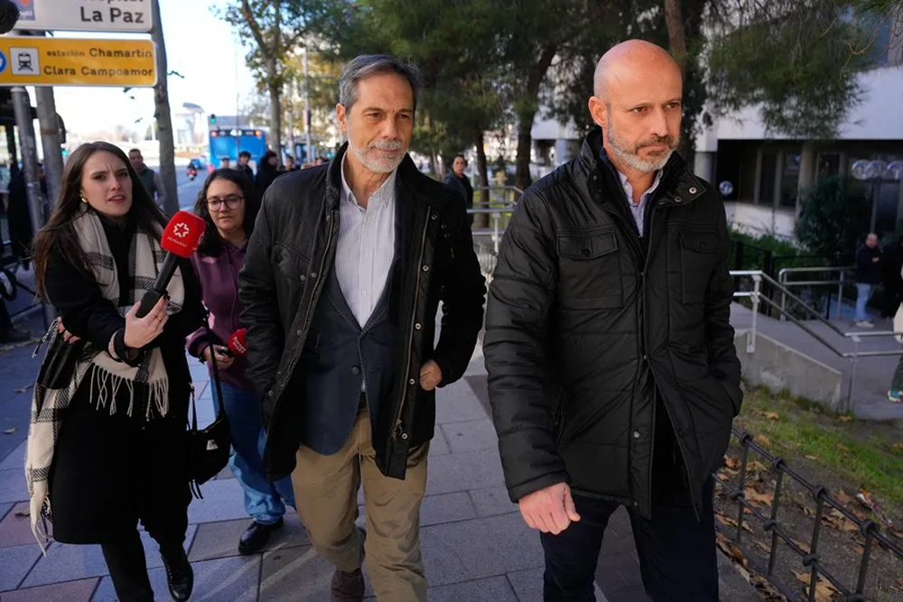 El CEO de Plus Ultra, Roberto Roselli, a la salida del Juzgado.&nbsp;