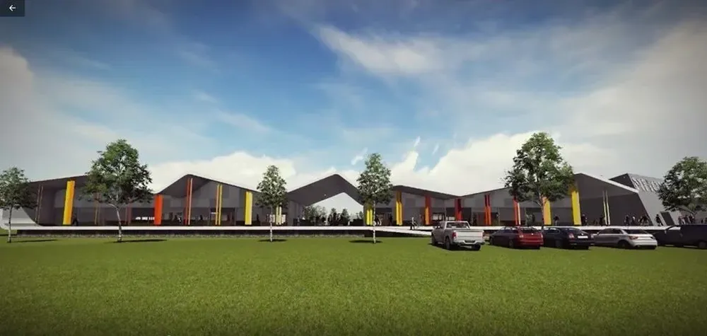 Render de la obra del Centro Hortícola del Norte