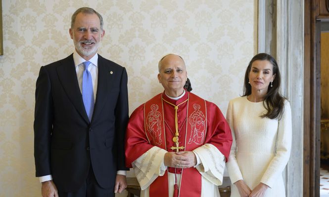 Los reyes Felipe VI y Letizia se reúnen con el Papa León XIV pocos meses antes de su visita a España