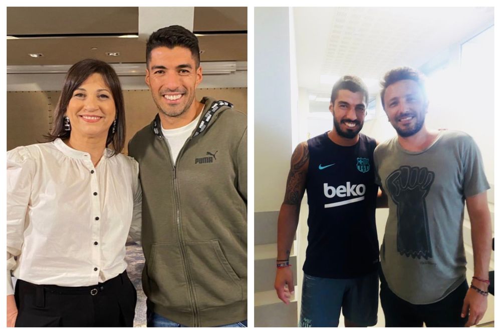 Los famosos despidieron a Luis Suárez