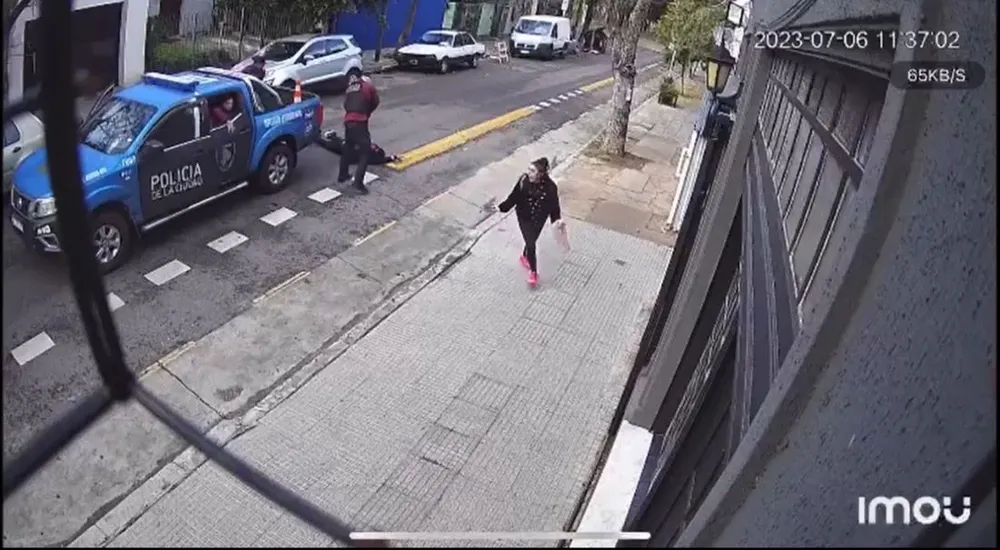 El momento en el que la Policía detiene a Reina