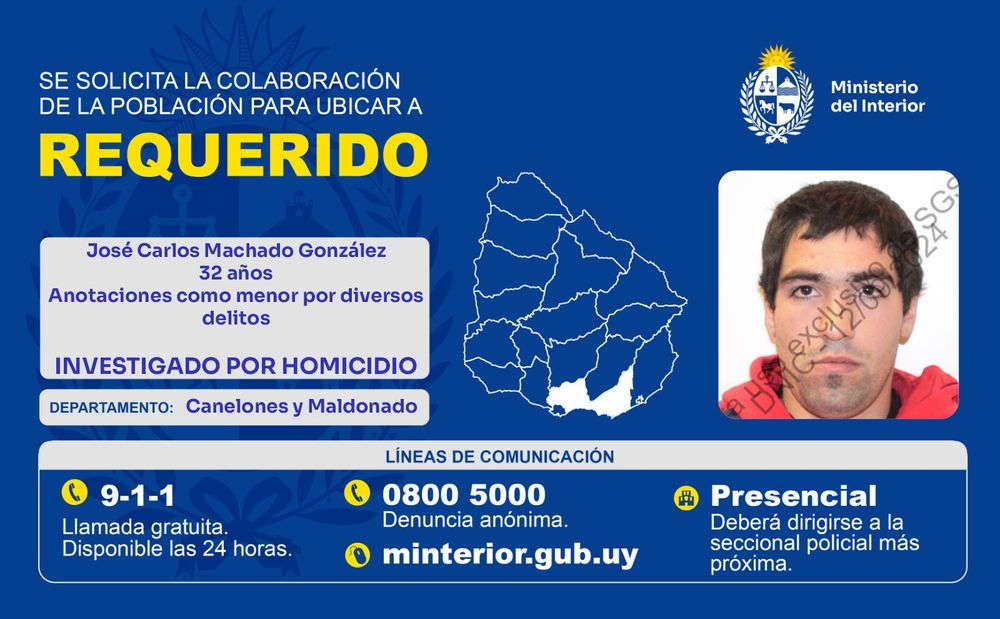 Solicitud de colaboración para encontrar a José Carlos Machado González