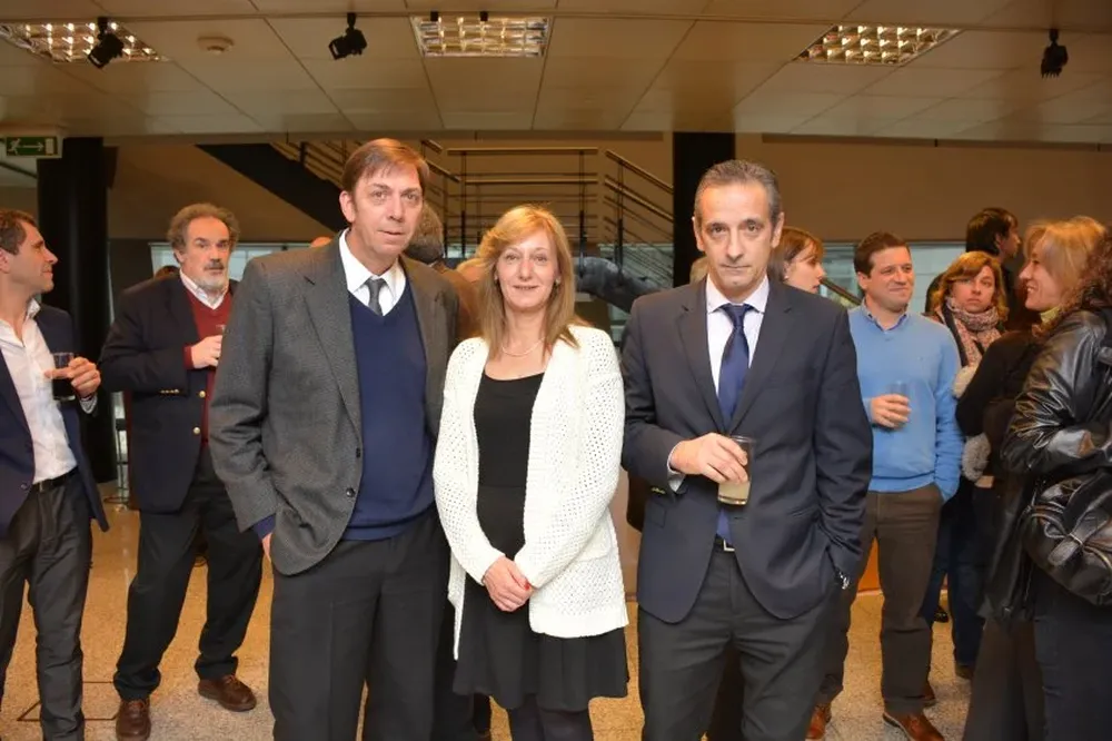 Mario Piaccio, Maria Rodriguez y Marcelo Evia