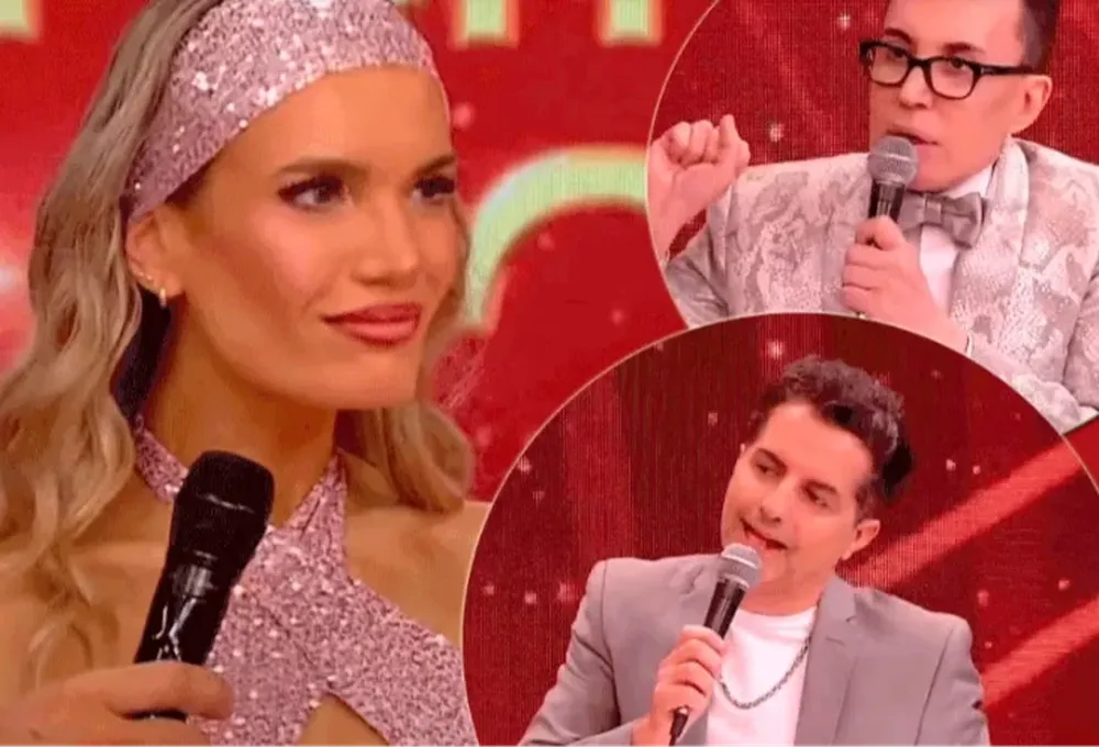 Polino y De Brito fulminaron a la modelo.