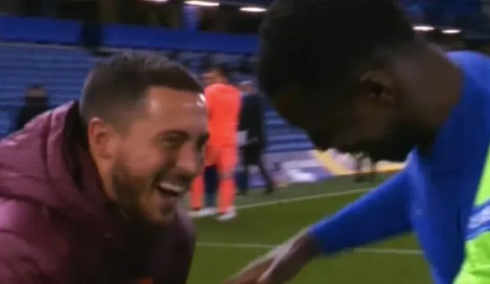 Las risas de Hazard que causaron polémica