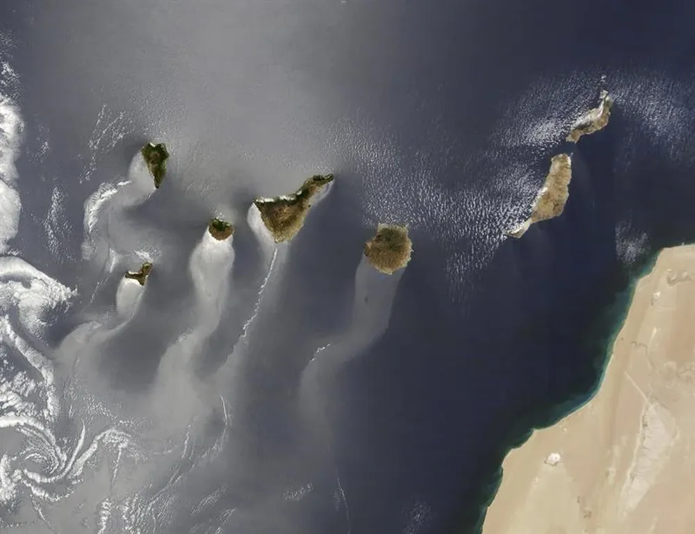 España Imagen de las Islas Canarias que los seguidores de la NASA en internet han elegido como foto del año
