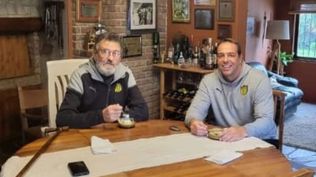 Walter Olivera e Ignacio Ruglio volvieron a Los Aromos y estuvieron con el plantel de Peñarol, luego de los problemas de salud que tuvo el Indio