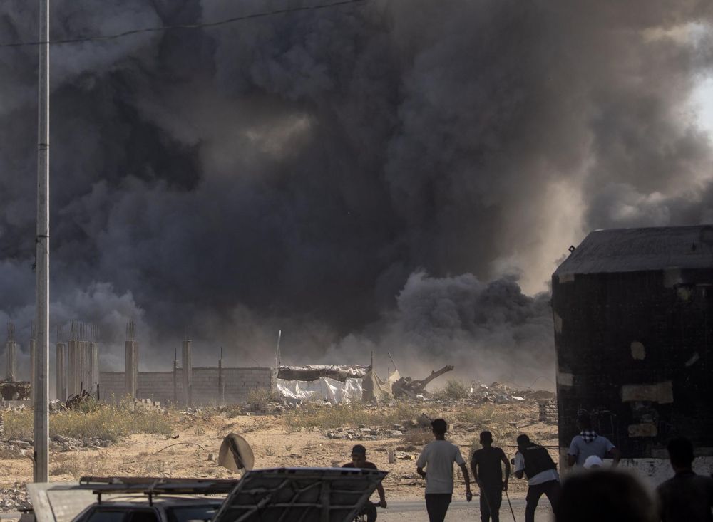 Una imagen de los ataques entre Israel y Hamas. Foto: EFE.