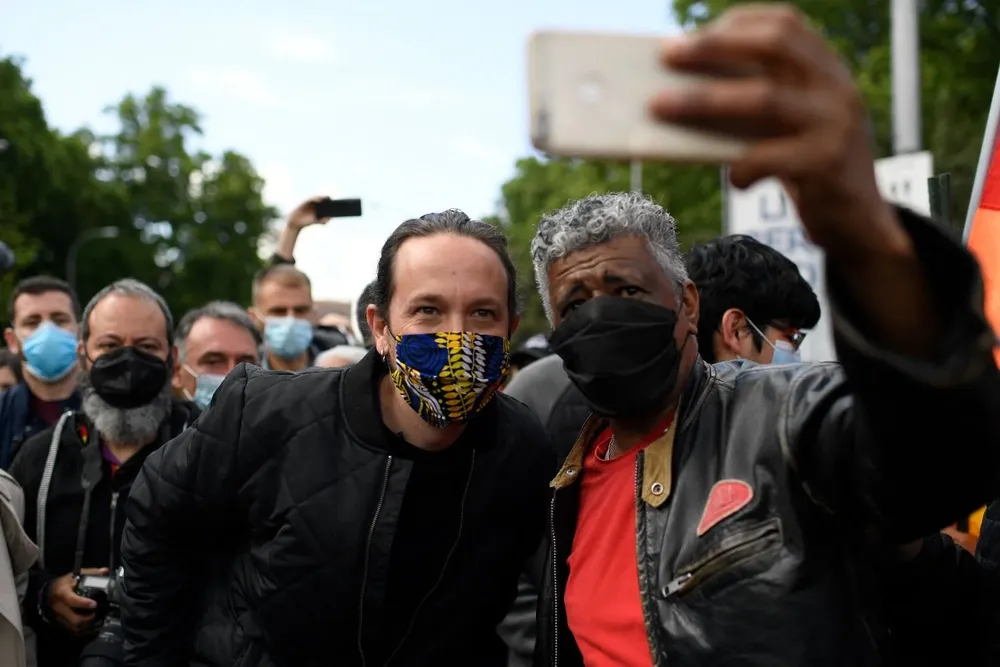 Pablo Iglesias, líder del partido de izquierda radical Podemos, en España