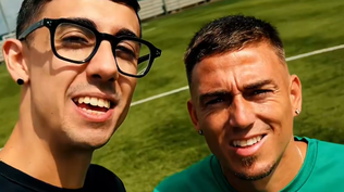 Joaco de Piedras Blancas junto a Cristian Almeida, nuevo fichaje del Deportivo LSM