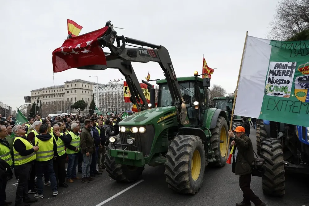 Protestas en Madrid.