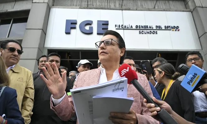 El candidato Fernando Villavicencio