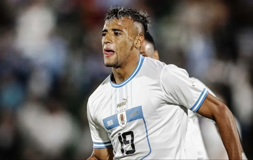 Luciano Rodríguez, autor del 2-0