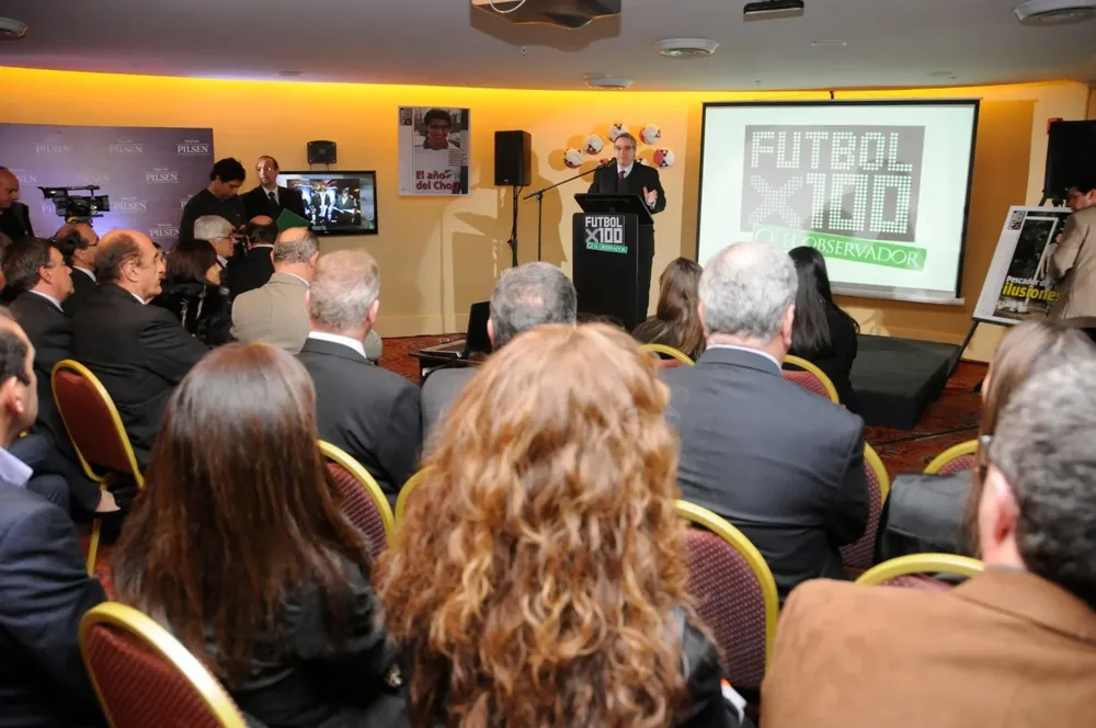Entrega de premios de Fútbolx100 en 2011
