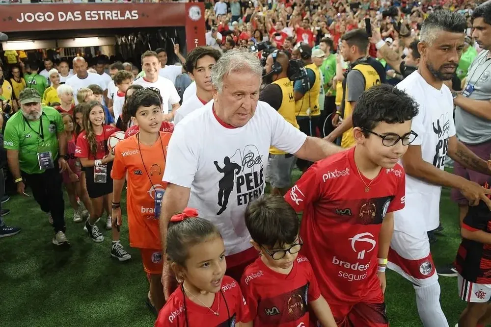 Zico organizó el Juego de las Estrellas