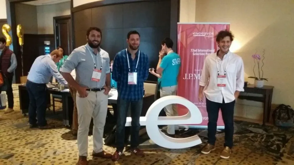 Alejandro Esperanza, Eric Waizman y Andrés Israel