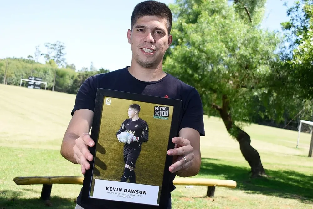 Kevin Dawson recibió en 2017 el premio al mejor arquero de la temporada