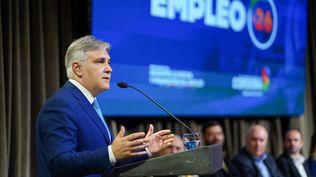 El gobernador cordobés Martín Llaryora presentó este martes el programa Empleo +26. Gobernar es generar empleo. Las sociedades que más trabajo formal tienen, son las sociedades que menos pobres tienen, afirmó.