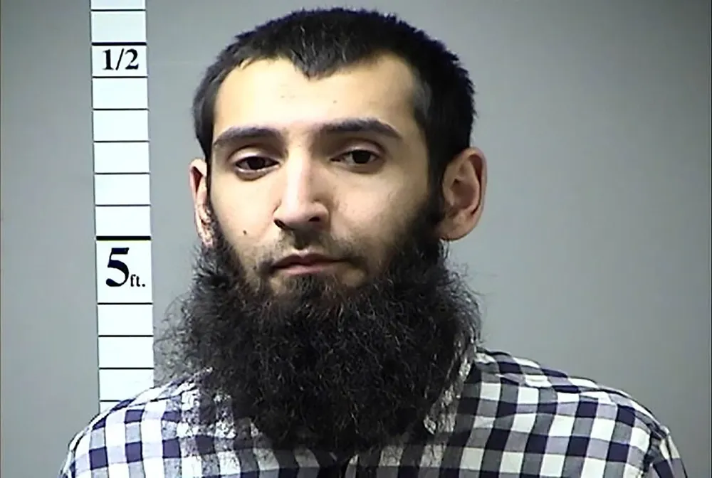 Sayfullo Saipov al ser detenido, en 2017