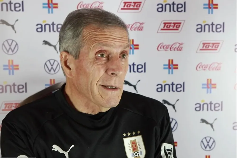 Óscar Tabárez brindó una conferencia de prensa en Caracas, el día previo a enfrentar a Venezuela por las Eliminatorias para el Mundial de Catar 2022