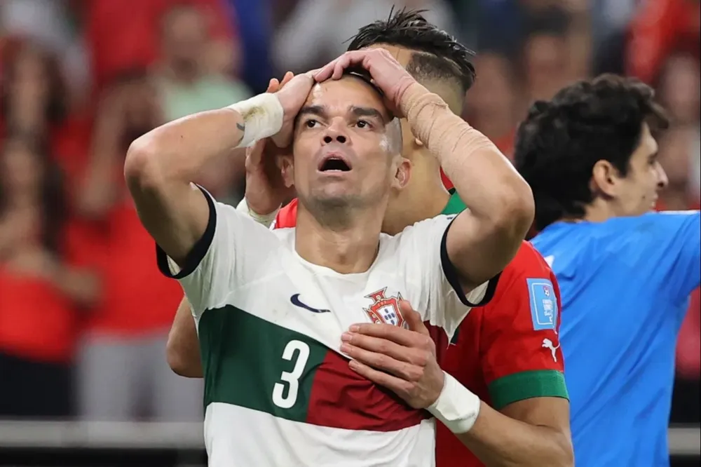 Pepe se perdió el empate ante Marruecos en la hora con un cabezazo que mandó afuera