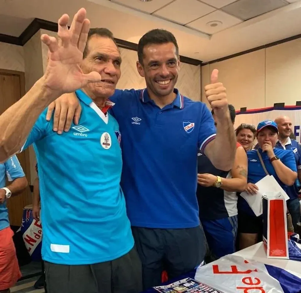 Manga y Coco Conde en Miami, donde el brasileño visitó a una delegación tricolor
