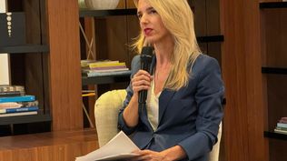 Cayetana Álvarez de Toledo, en un acto en Barcelona (archivo).&nbsp;