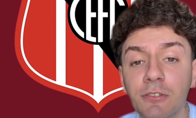 El anuncio del influencer argentino con el escudo de Central Español detrás