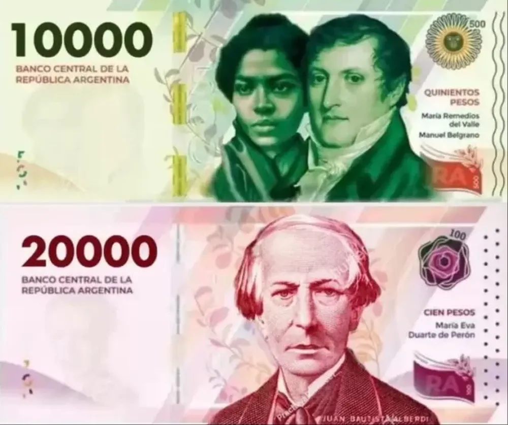 Los nuevos billetes de $10.000 y $20.000: cuándo estarán disponibles finalmente